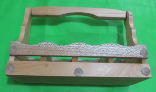 Porta Té canastillo de madera - Imagen 4
