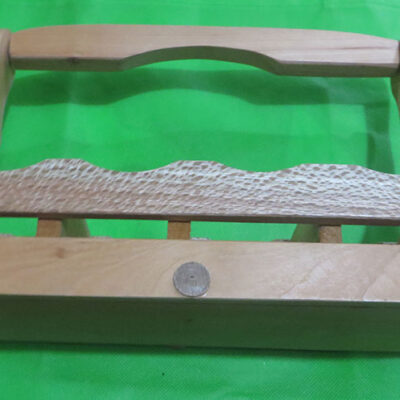 Porta Té canastillo de madera